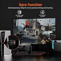 Vista 3 de BIGBIG WON R90 Controller Adapter, Wired Adapter for Xbox Series XSOneElite SeriesSwitchPS5PS4 on PC Win10&11PlaystationSwitch, Turbo