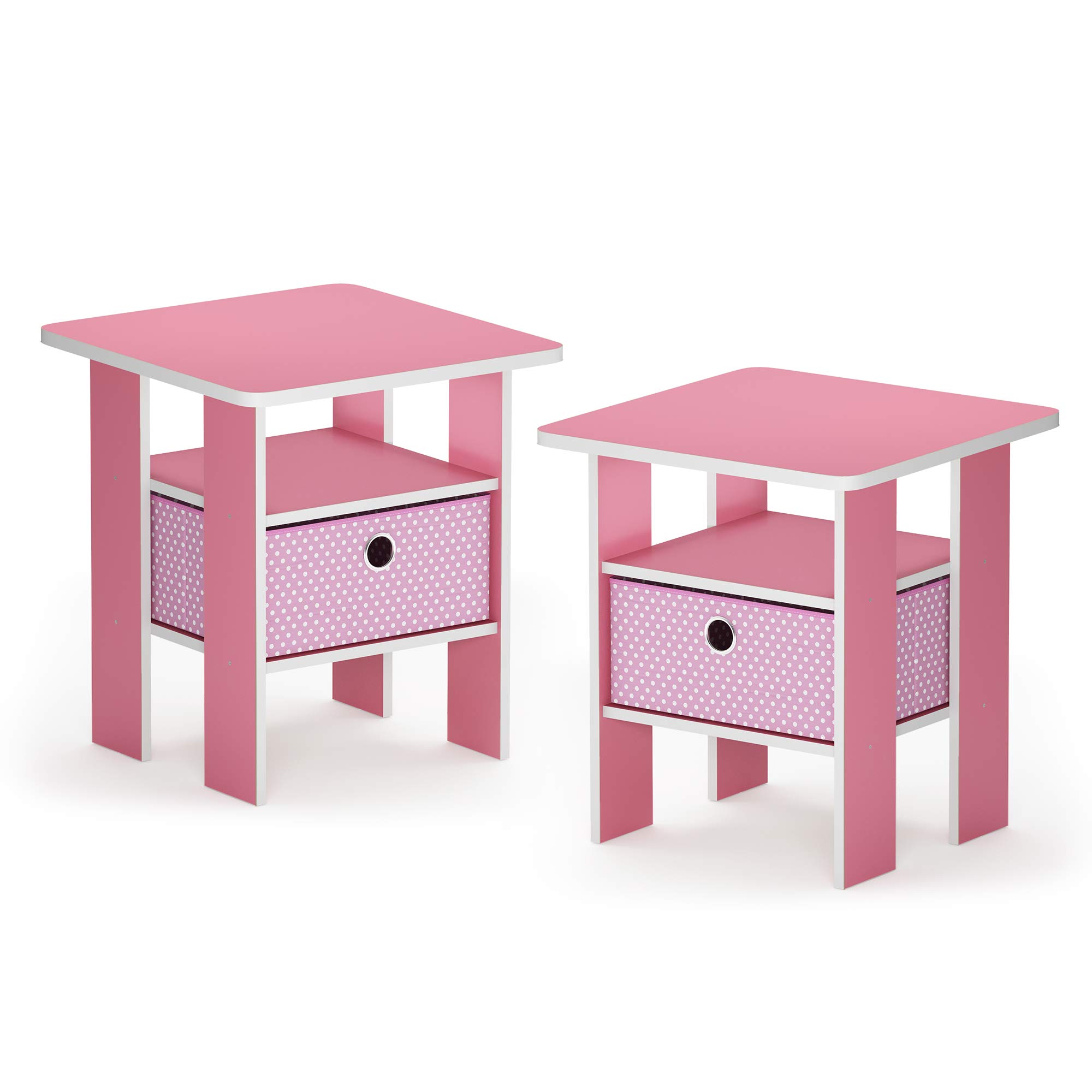 light pink side table