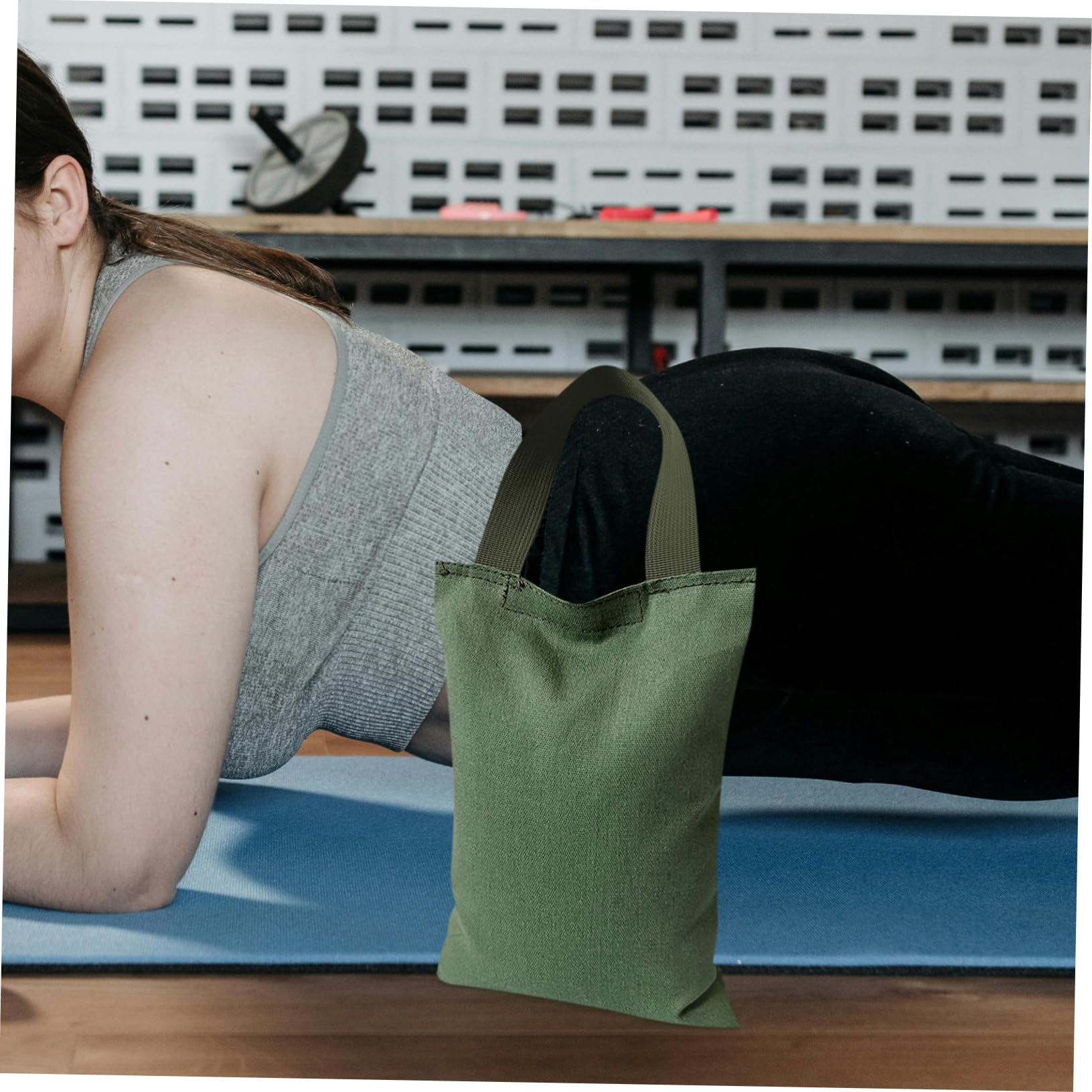 Toyvian De Sable Pondéré avec Poignée pour Yoga Fitness Et Musculation De Gymnase Léger Ajustable pour Entraînement Pilates Et Rééducation
