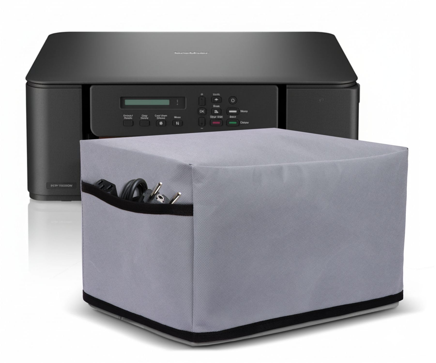 Crasome Dust & Water Proof Printer Cover for Brother Ink Tank DCP-T535DW / DCP-T530DW / DCP-T436W / DCP-T430W (Grey)