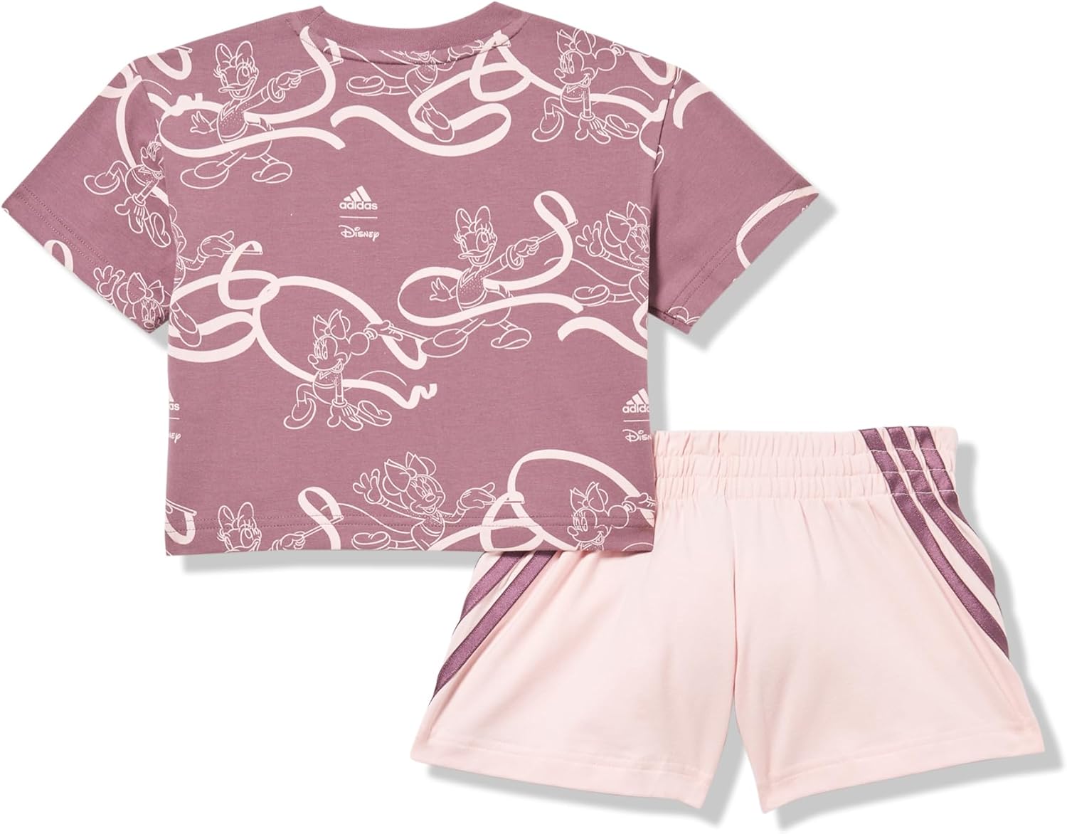 Adidas Unisex-Kid's Disney Minnie and Daisy T-Shirt Set