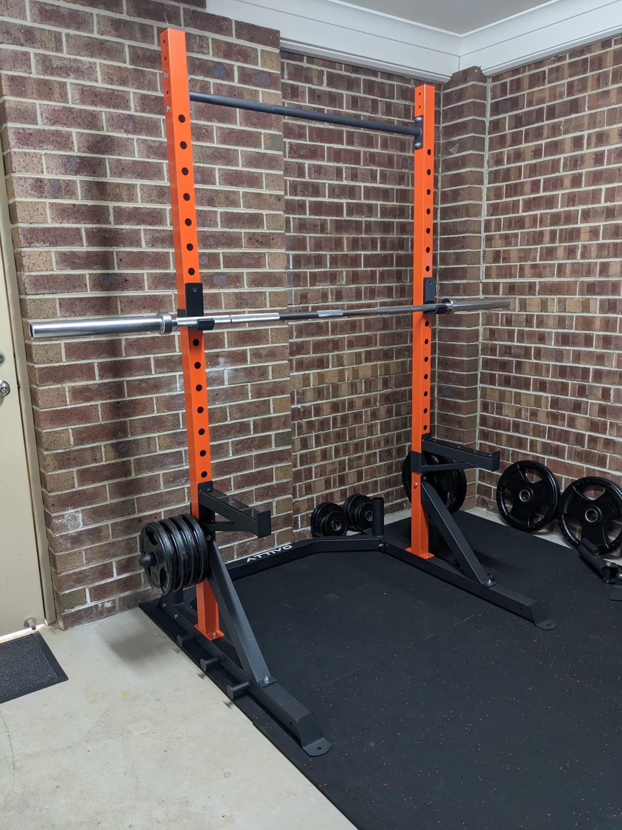 ATTIVO Half Power Rack : Amazon.com.au: Sports, Fitness & Outdoors