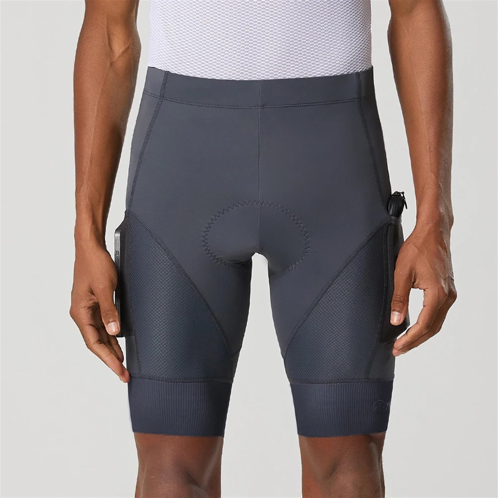 Pantaloncini da Ciclismo da Uomo, Imbottiti, Antiurto, per Mountain Bike, Bici da Strada, Pantaloncini da Ciclismo, Pantaloni Estivi, Sportivi, per Mountain Bike e Ciclismo.