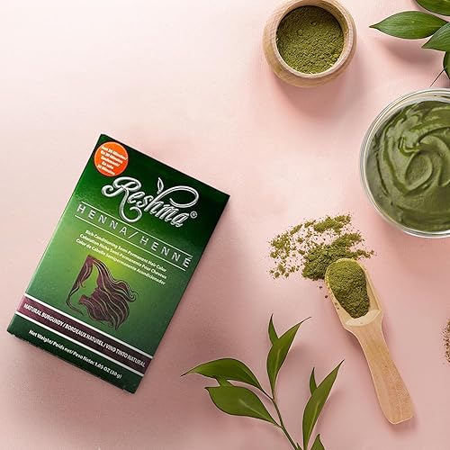 Miniatura 2 de Reshma Beauty Tinte para el cabello con henna de 30 minutos, infundido con hierbas naturales, para un cabello suave y brillante, tinte de cabello