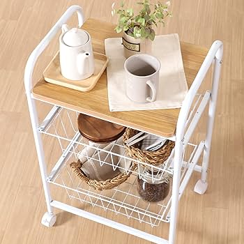 Amazon.co.jp: 不二貿易 キッチンワゴン キッチンラック 幅45