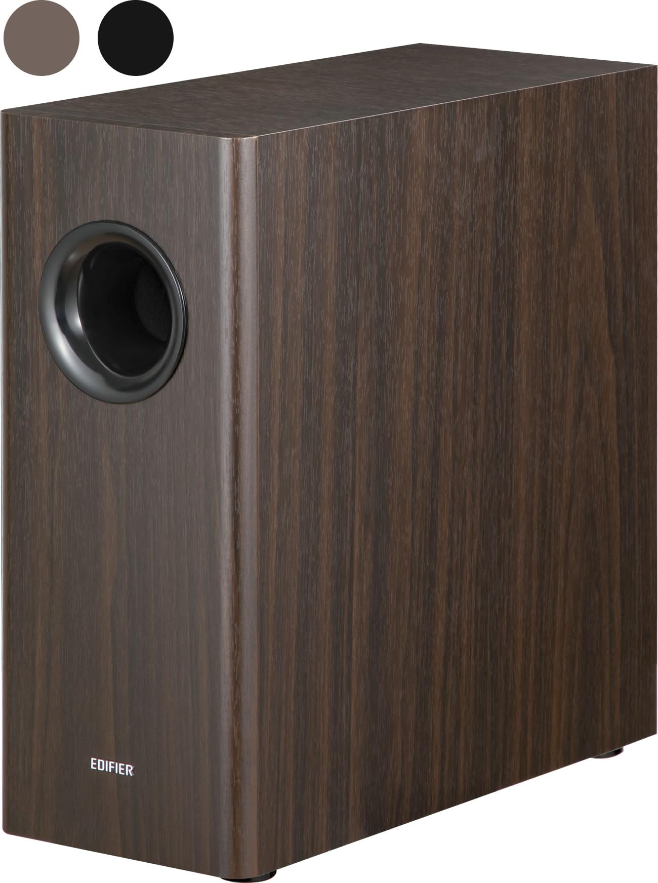 新品未開封 Edifier T5s 70W サブウーファー (ブラウン) Edifier パワードサブウーファー T5s 定格出力70W 木目調 全2色 ED-T5S