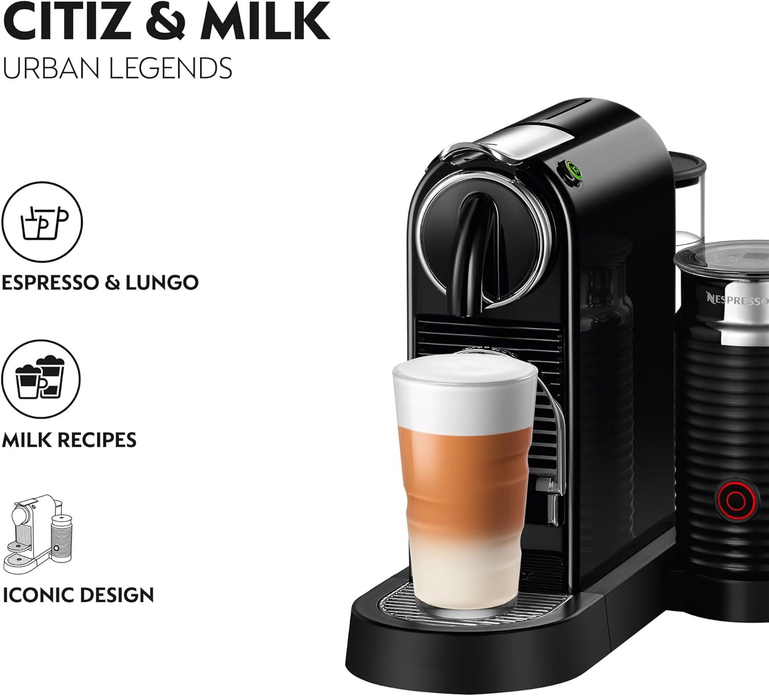 Nespresso CitiZ & Milk 11317 Coffee Machine by Magimix, Black 7 71HK9fIs8vL. AC SL1500