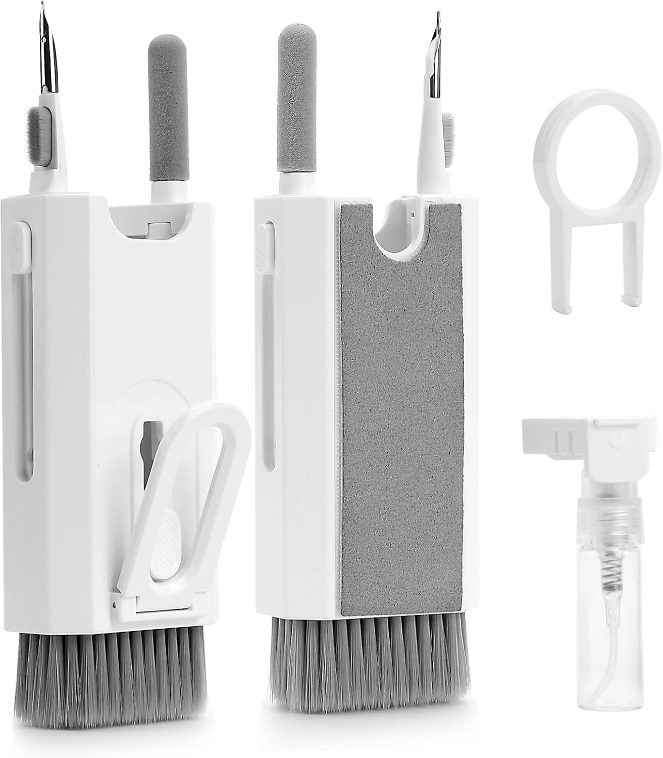 FINEASY Keyboard Cleaner Multifunctional 8 in 1 Cleaning Brush Kit