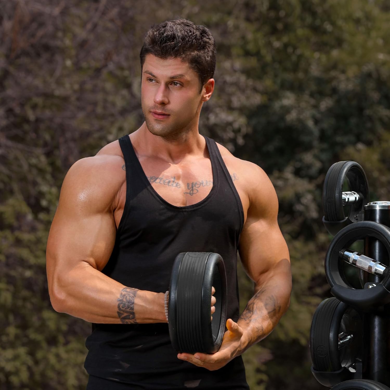 Dumbbell Weight Plates –Dual Purpose Ergonomic Fitness Equipment, Multifunctional Design for Strength Training, Full Body Workouts and Home Gym