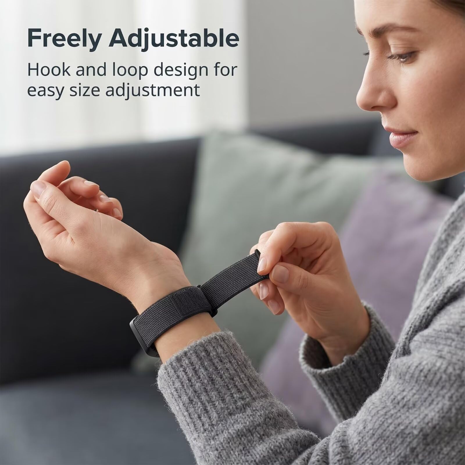Pasek kompatybilny z Google Fitbit Air, tkany nylonowy pasek do zegarka, jednolity, wymienny pasek do zegarka sportowego.