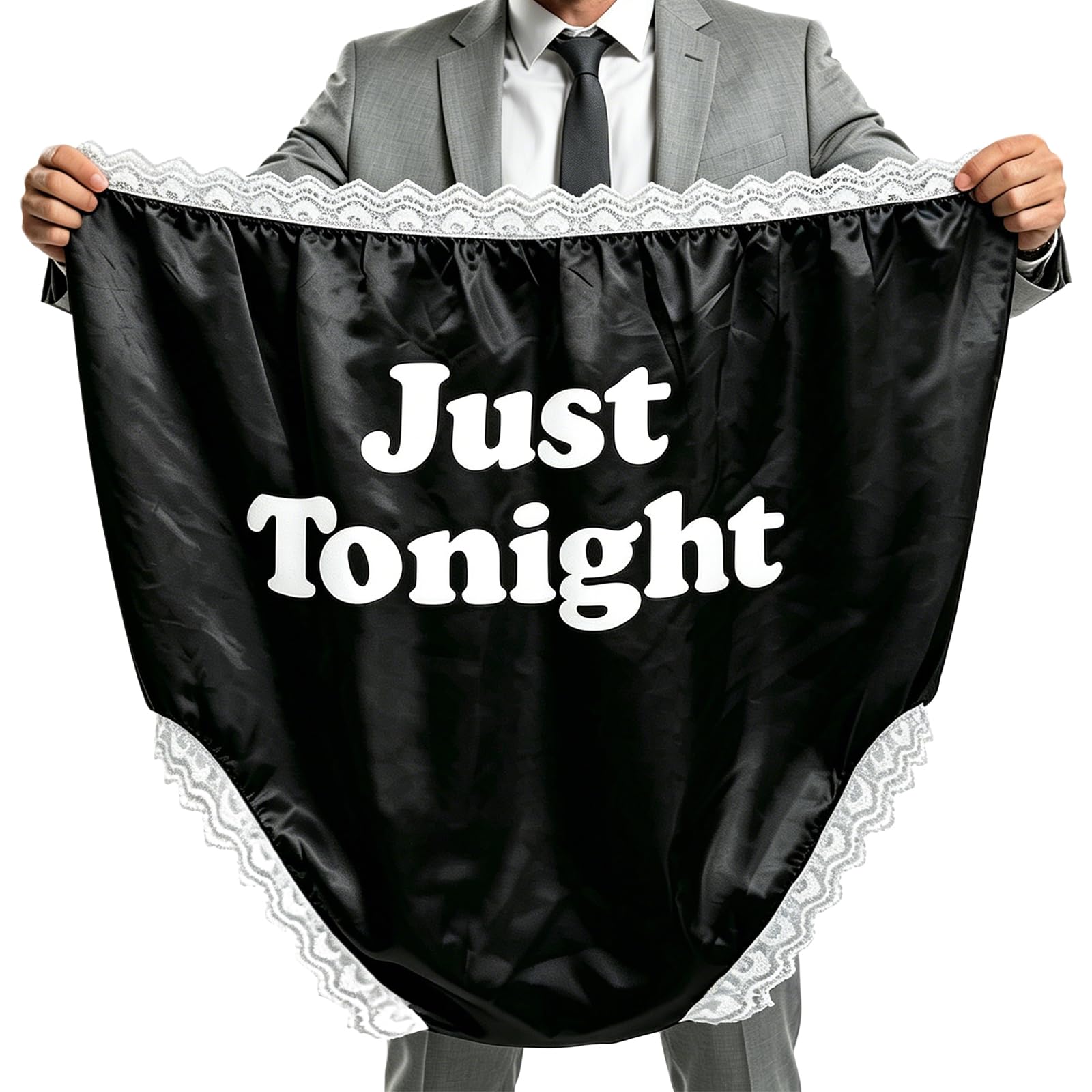 Hosrnovo Bachelorette Gifts for Bride and Groom,28Inches Big Granny Panties Funny Prank Underwear for Mr and Mrs