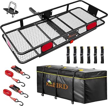 Hitch Mount Folding Cargo Carrier 