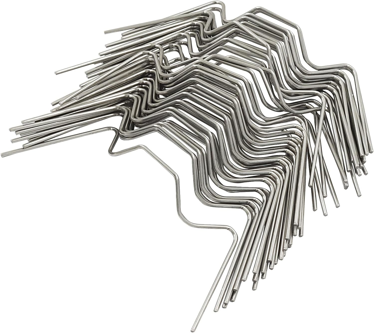 Bonsicoky Mini Greenhouse Clips, 200Pcs, Stainless Steel