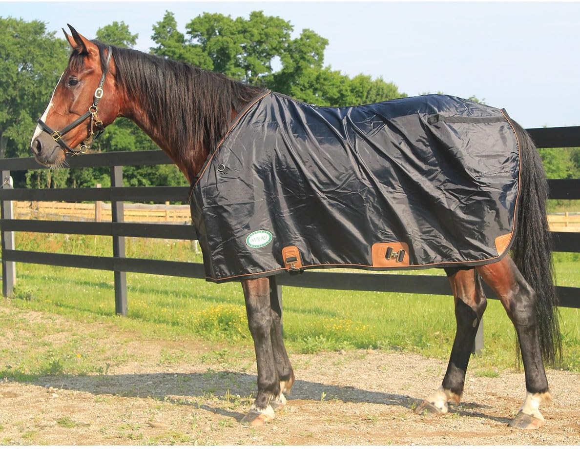 420D Nylon Sheet - Closed Front, Black, Size 82