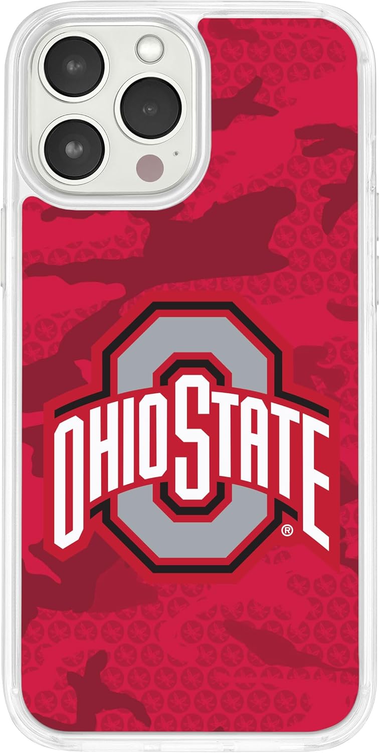 Affinity Bands Ohio State Buckeyes HD Custom Name Phone Case Compatible with MagSafe Apple iPhone 12 (Stripe)