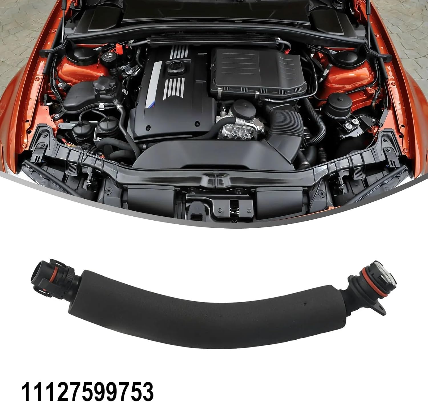 オイルセパレ 車エンジンシリンダークランクケースベントホースオイルセパレーターブリーザーパイプBMWに適合 1 2 3 4シリーズ2