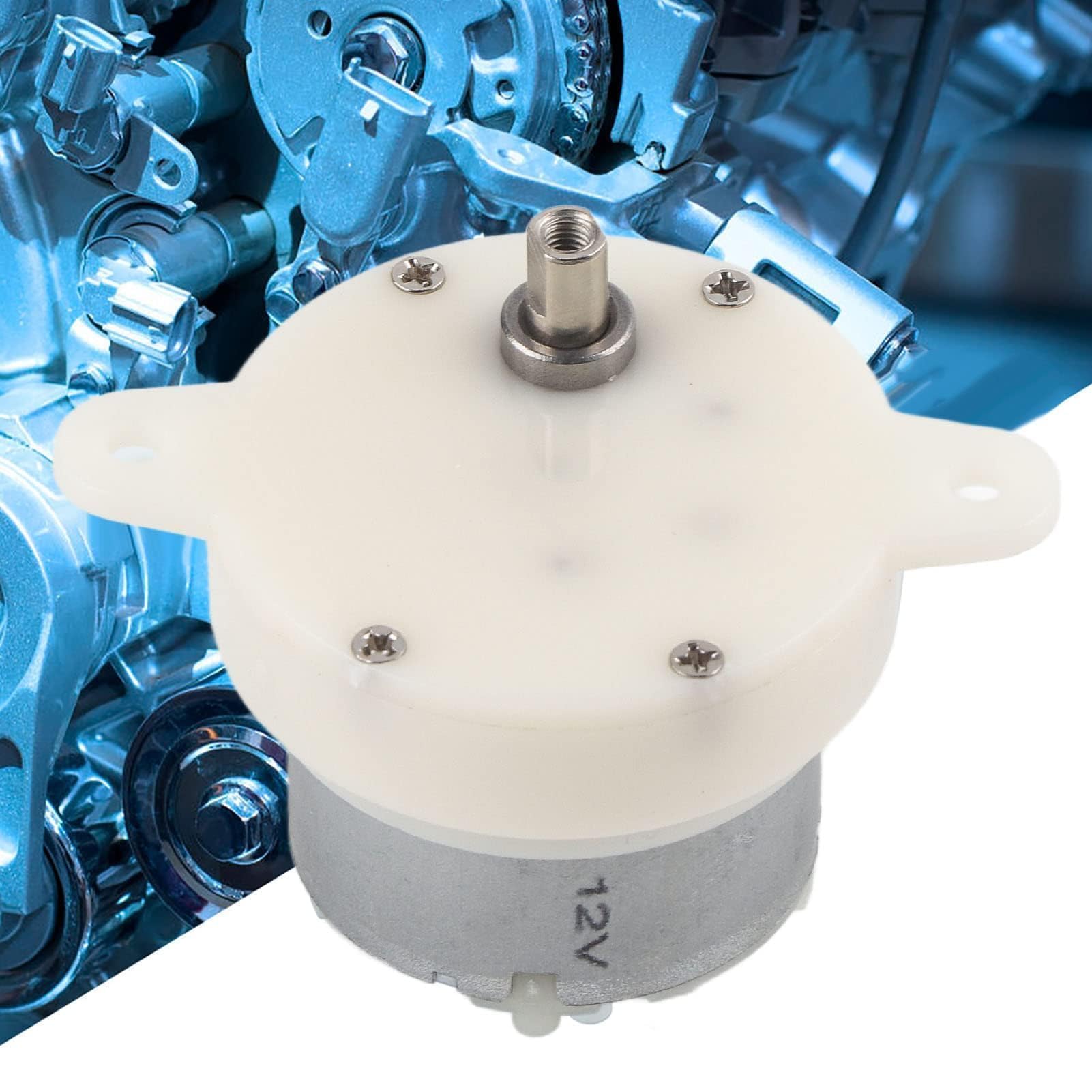 Motor eléctrico 12V CC 10 RPM engranaje pequeño silencioso terminal para soportes