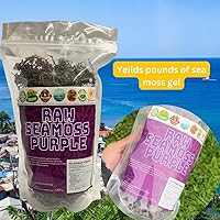 Vista 6 de Musgo marino morado Musgo marino irlandés Wildcrafted - 100% natural, hace más de 120 onzas de gel de musgo de mar, para la salud y el bienestar