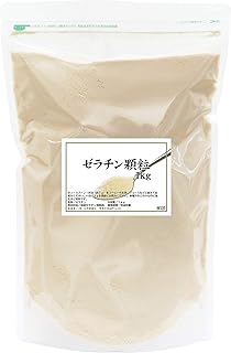 自然健康社 国産ゼラチン顆粒 1kg チャック付き袋入り