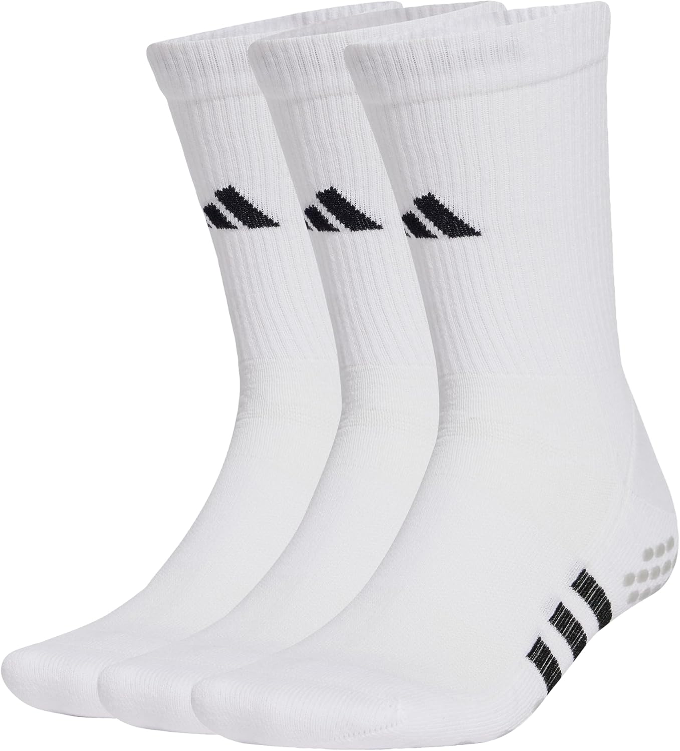 adidas Men's Crew Socks 3-Pack – Cushioned for Workout