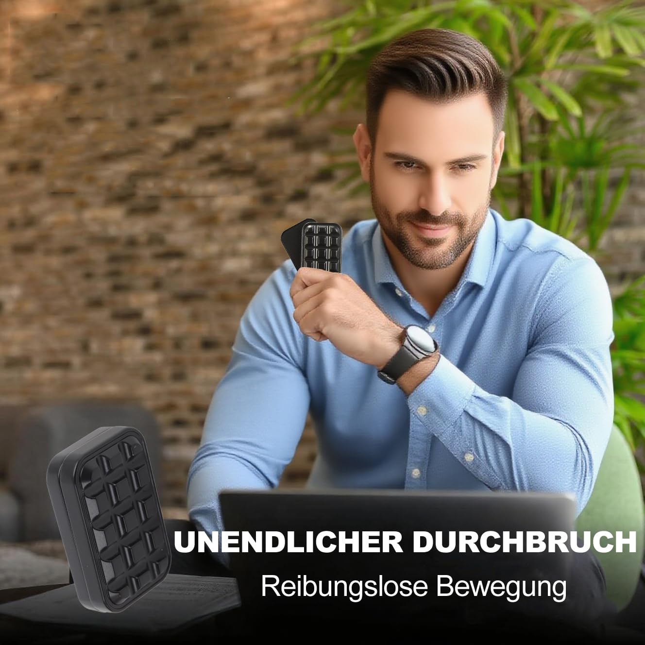 Vitoki Metall-Fidget-Slider für Erwachsene, magnetisches Fidget-Spielzeug mit All-Slide zur Linderung von Angstzuständen,ADHS/ADS/Autismus, EDC Fidget Magnet Toys für den Schreibtisch im Büro