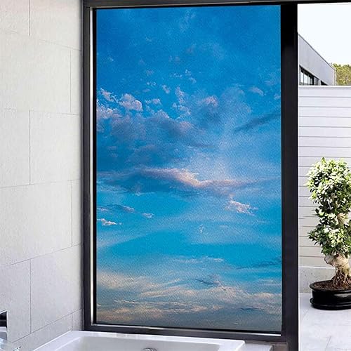 Película para ventana, sin pegamento, adhesivo electrostático, paisaje, vitrales, revestimientos de vidrio, calcomanías de vidrio, decoración del
