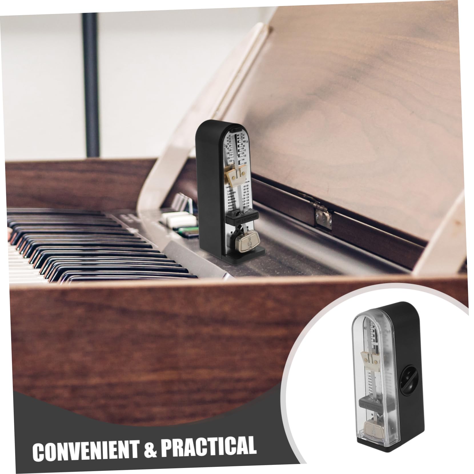 ibasenice 4pièces Mécanique Pour Violon Piano Et Guitare Portable Avec De Volume Pour Musiciens