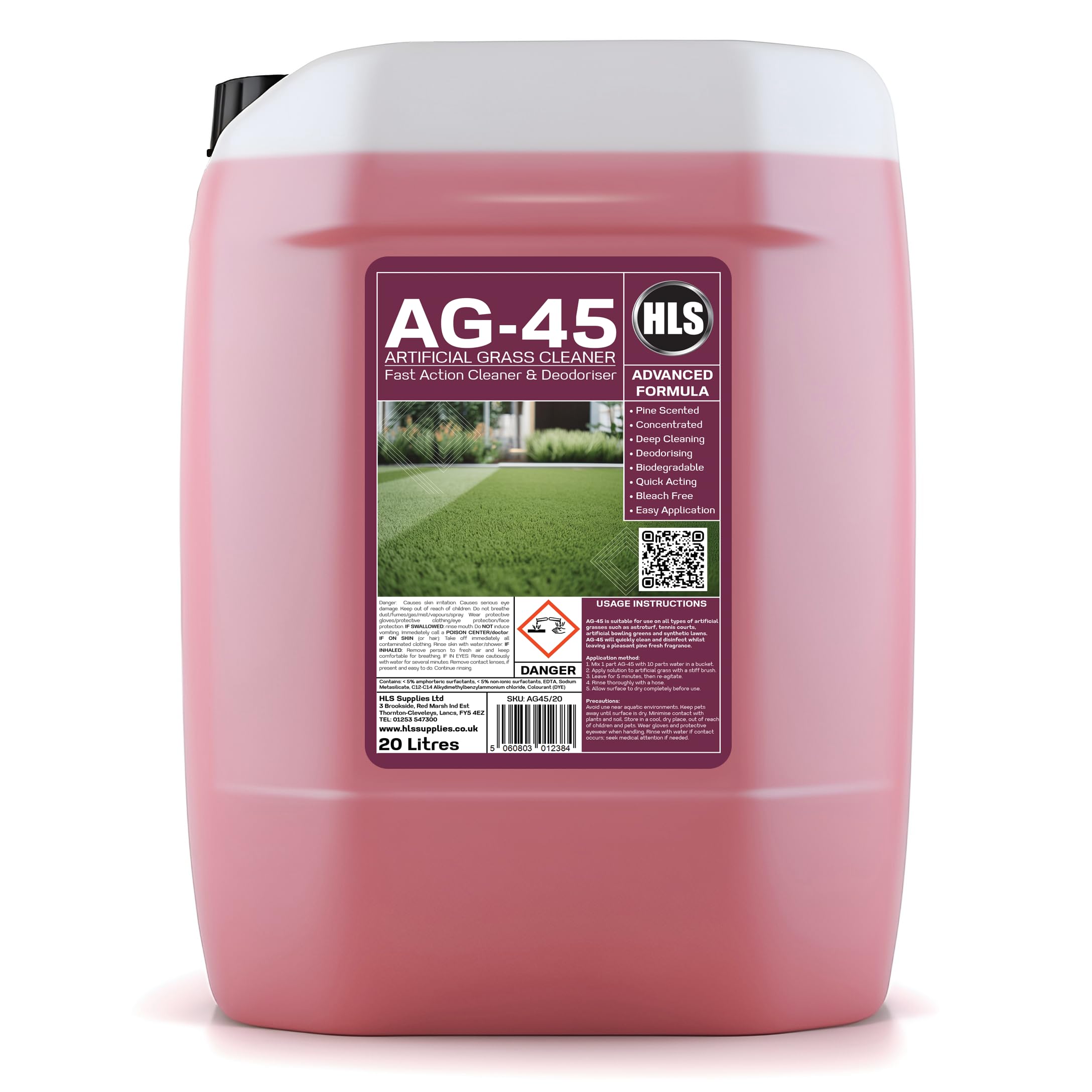 AG-45 Artificial Grass Cleaner 20L