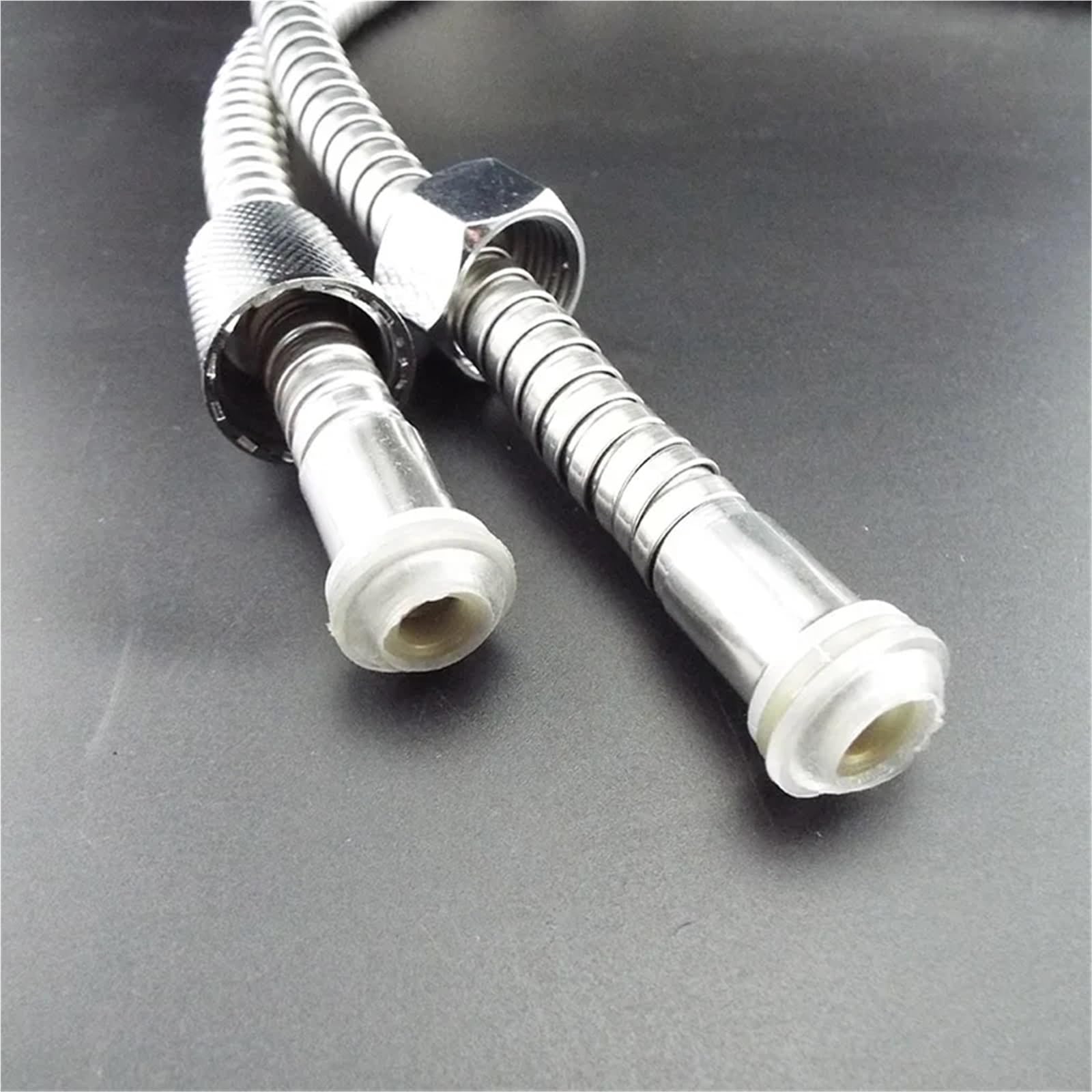 Manguera de ducha flexible de acero inoxidable extensible de 1,5 m para el hogar, baño, tubo de ducha de alta presión y flexible de fácil instalación