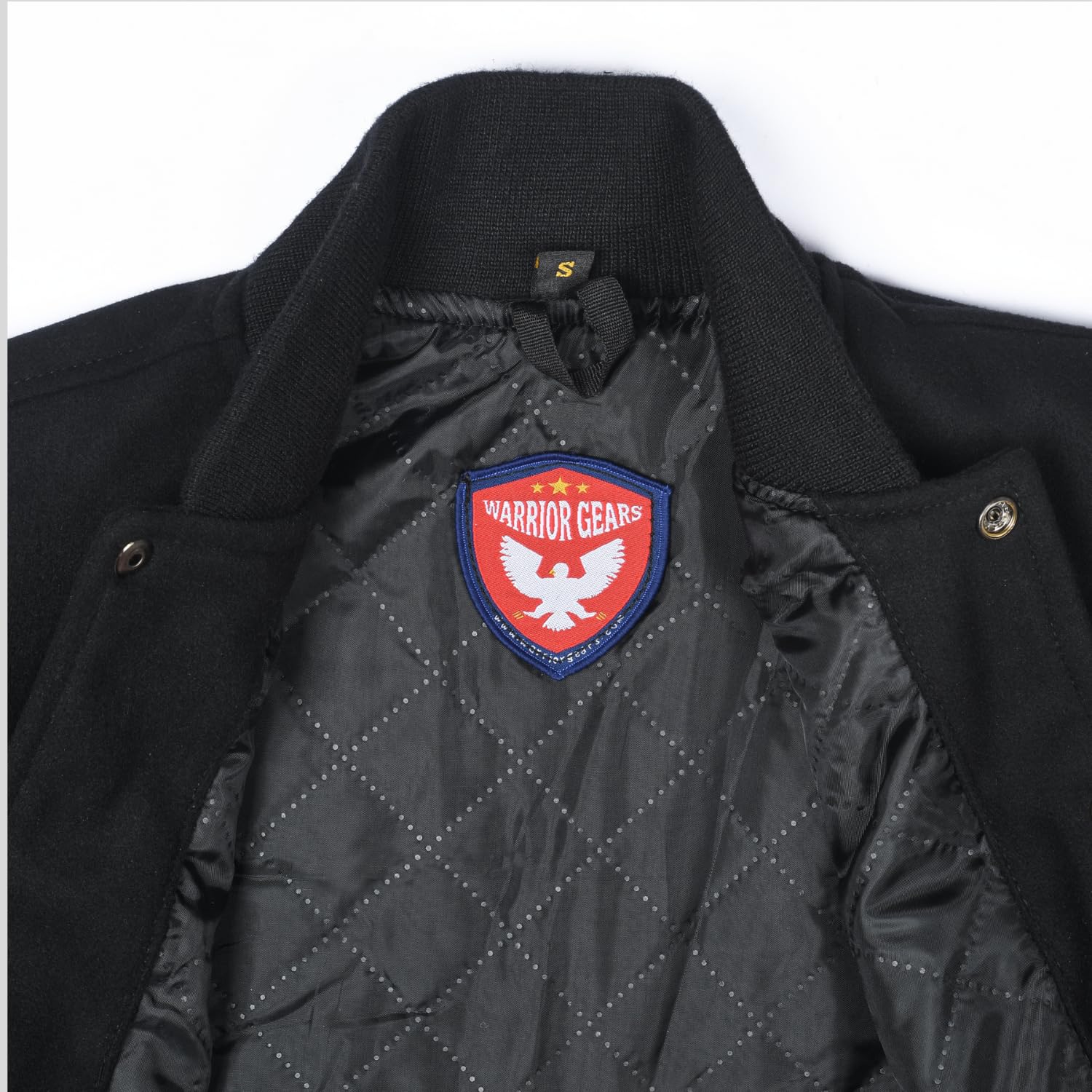 Chaquetas universitarias para Hombre con Cuerpo de Lana y Mangas de Cuero, Chaqueta Bomber clásica Retro de Moto Letterman para Hombre