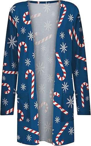 Miniatura 5 de FQZWONG Cárdigan largo para mujer, a la moda, casual, ligero, suave, cómodo, de manga larga, ropa de primavera a la moda