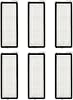 (6 pieces) Replacement HEPA Filter for Roborock Qrevo S, Qrevo MaxV, Qrevo Pro, Qrevo Plus, Qrevo Plus Qrevo Curv Robot Vacuum Cleaner Filter Accessories Kit Spare Parts 6 Filters