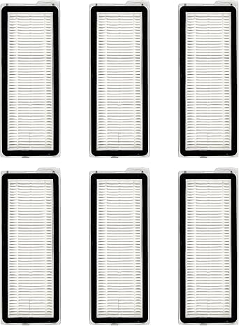6 Pieces QV 35A/ QV 35S/ Q Revo S Replacement HEPA Filter for Roborock Qrevo Pro/Qrevo MaxV/Qrevo Plus/Qrevo Edge/Qrevo Curv/Filter Accessories Kit NOT FOR Q Revo