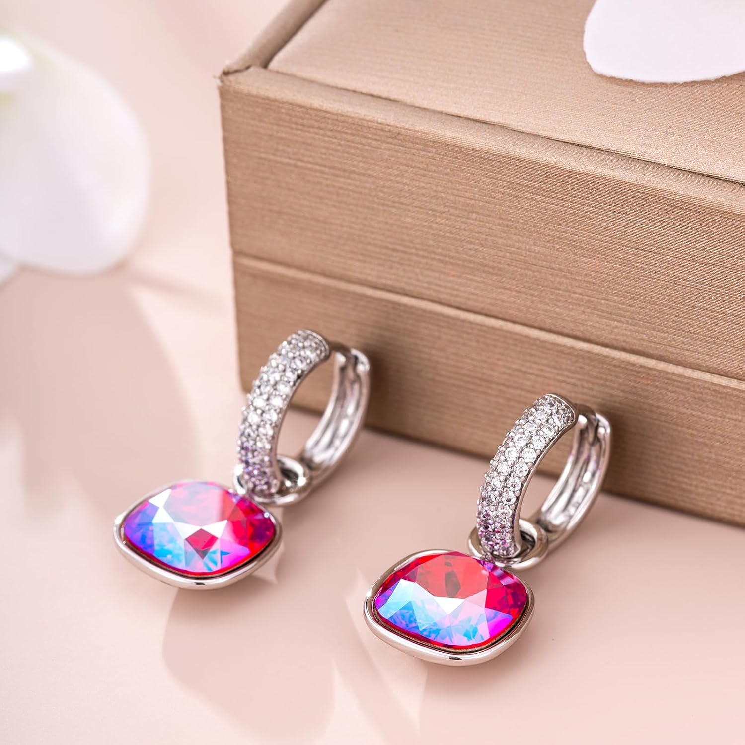 Xuping Jewelry Luxury Flexible Drop Earring with Crystal for Women Party Gifts - Image 3