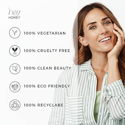 Miniatura 6 de Hey Honey Skincare Relax - Crema de alivio de rosácea para pieles sensibles Hidratante facial calmante para enrojecimiento e irritación facial