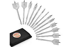 KENDO 13pc Spade Drill Hole Bit Set