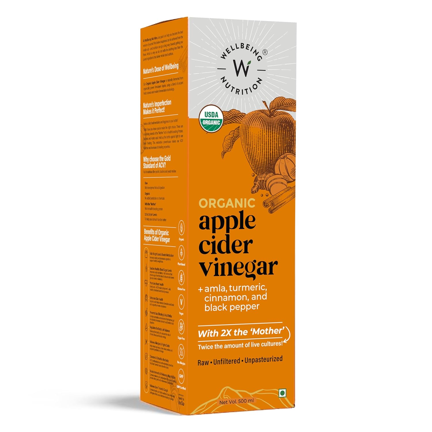 Buy Now Wellbeing Nutrition Apple Cider Vinegar With Turmeric, Amla,... 3 Buy Now Wellbeing Nutrition Apple Cider Vinegar With Turmeric, Amla,...