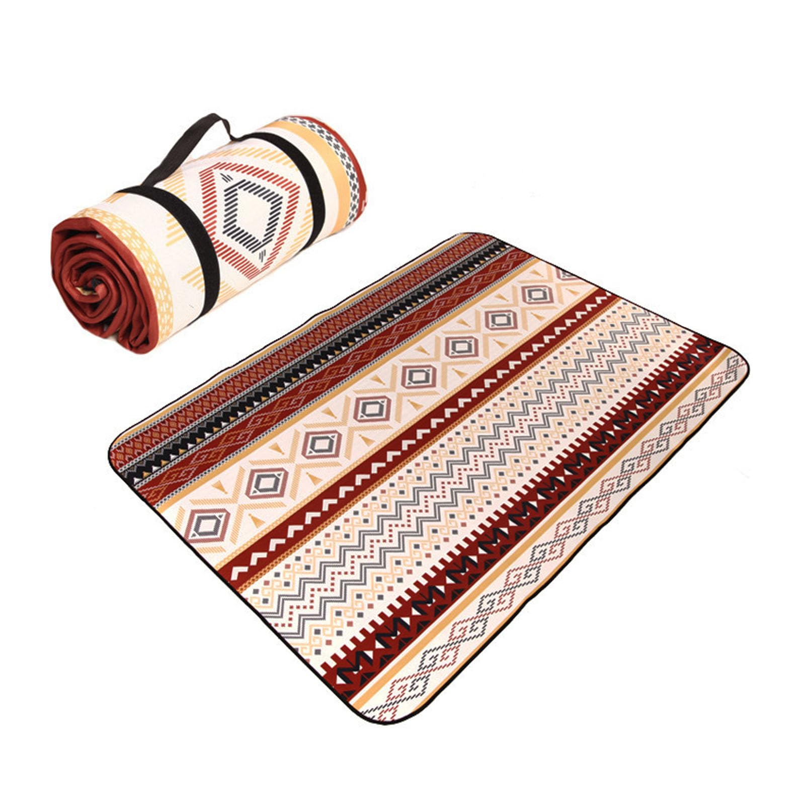 DEWUR Couverture De Pique-Nique Imperméable Lavable, Couverture De Plage Sans Sable XXL Pour Camping Tapis De Plage Isolé (300x200cm, Vert