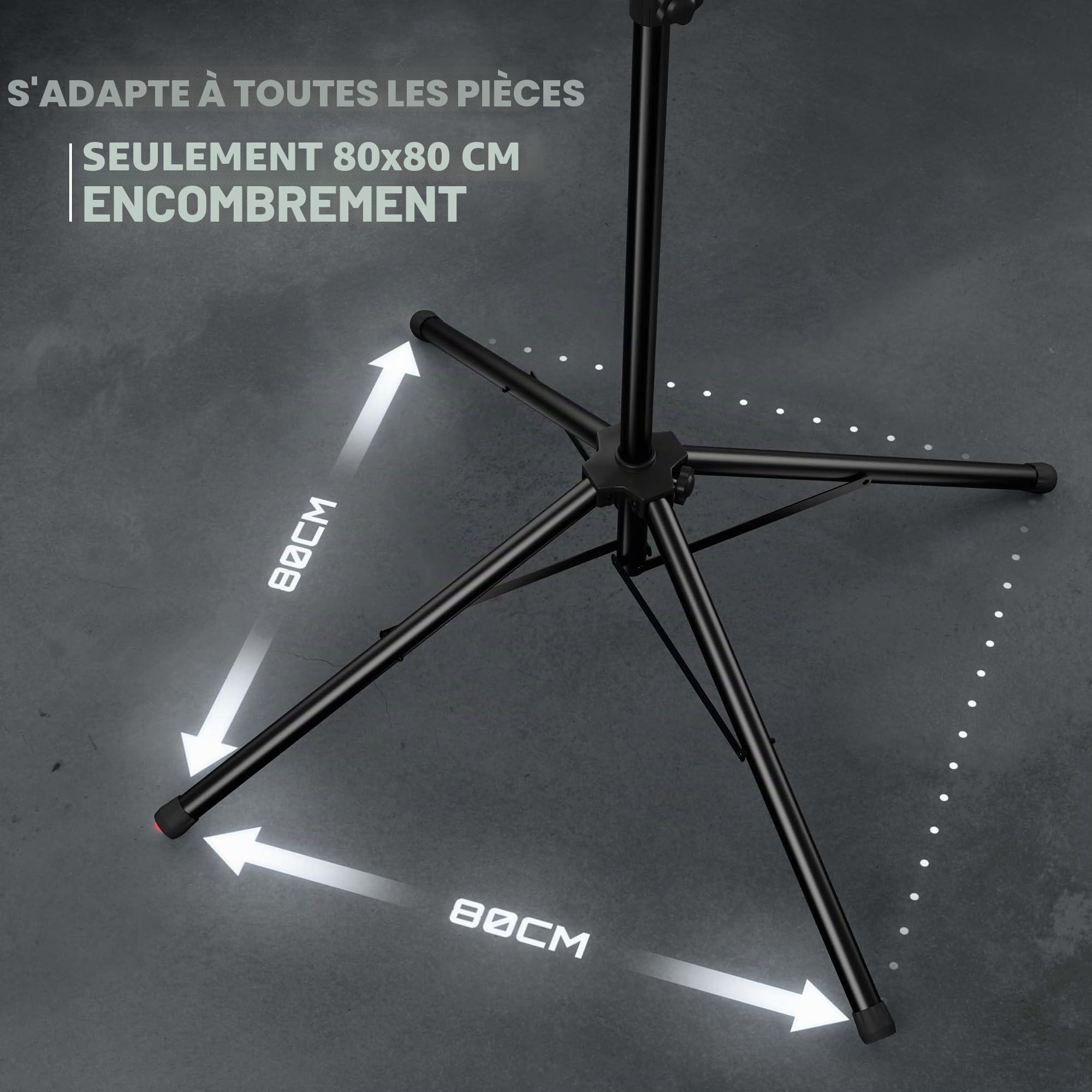 KOTO - Support Quadpod Multi pour Cibles Fléchettes Sisal & Électroniques