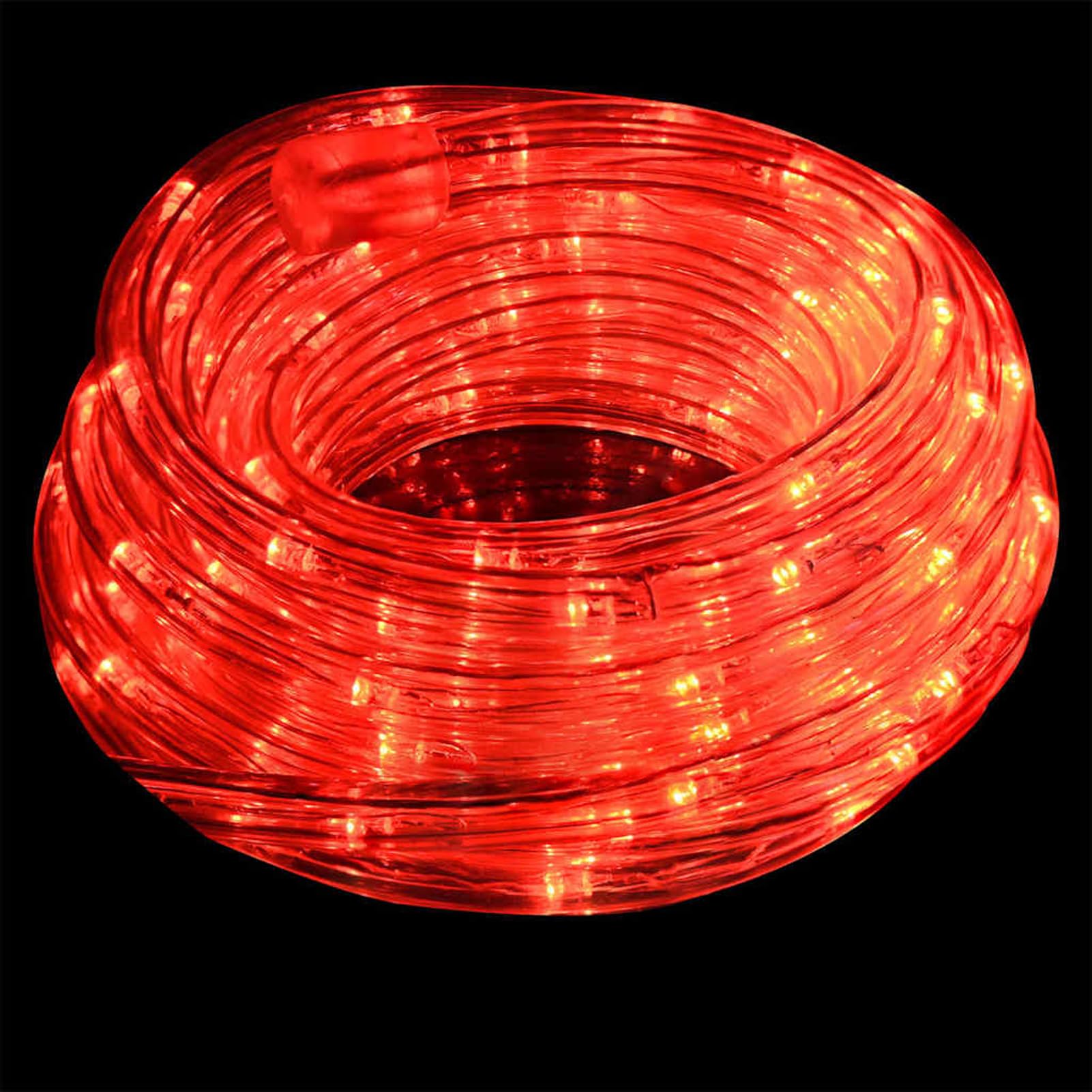 Homgoday Festbeleuchtung Lichterschlauch Dekoration Rot PVC, für Innen & Außen, Weihnachten & Feste Model42018932