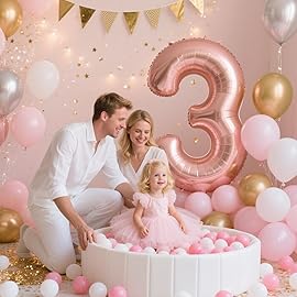 GOGOSO Ball Pit Balls for Toddlers Kids Plastic Balls for Ball-Pit Playpen Pool Baby Pastel BPA-Free Non Toxic Pastel Crush Proof Bal Pink Light Pink White 100pcs