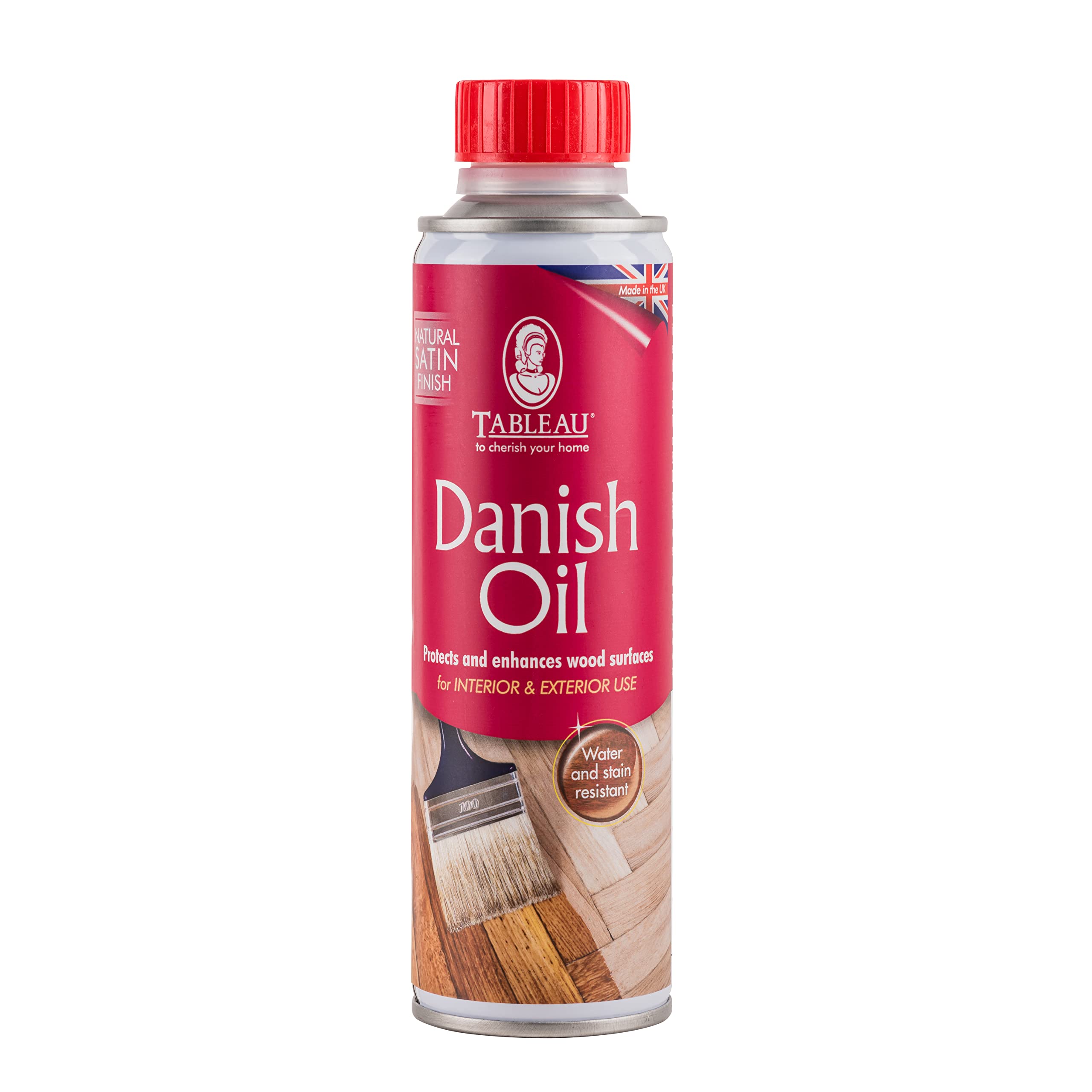 Tableau, Danish Oil Protects and Enhances Wood Surfaces, 250ml