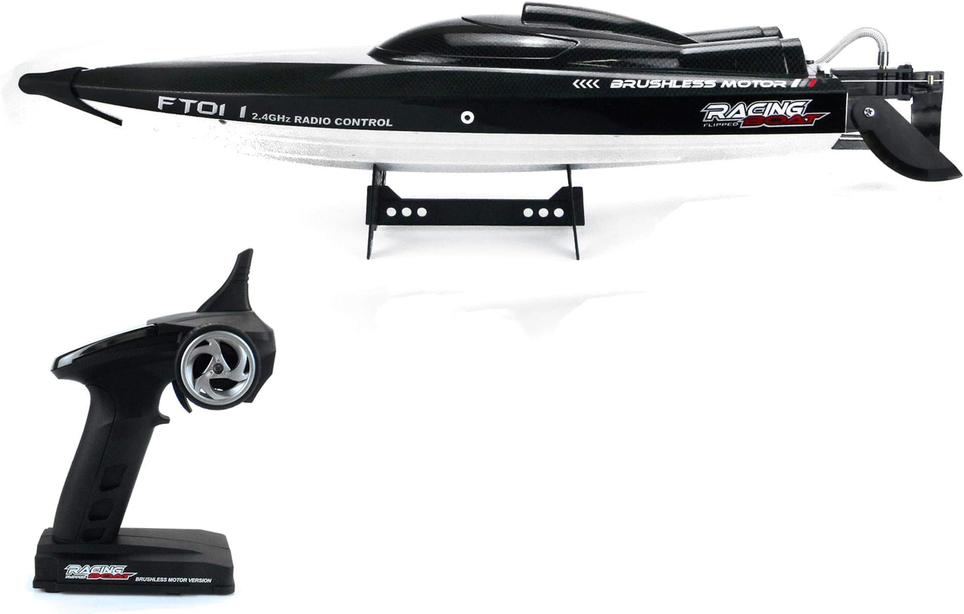 efaso Brushless Racing Boat Feilun 2.4 GHz 4 Channel RC Speedboat FT011 with 65 cm Body Length