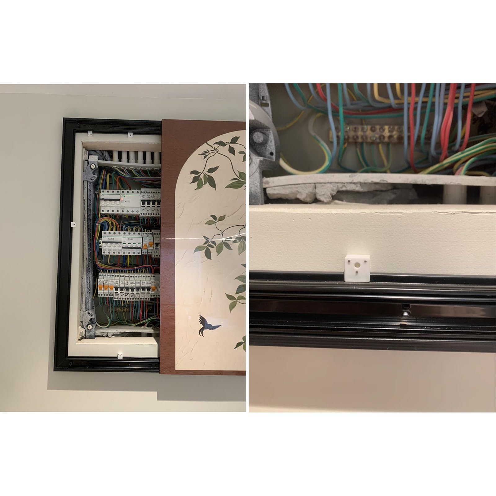 Tapa Contador Cubierta De Caja De Medidor Eléctrico, Cuadro Decorativo De Caja De Distribución Push-pull Para Sala De Estar, Cuadro De Panel Eléctrico Para Colgar En La Pared.(B,40x50 cm(15 3/4x19 2/3