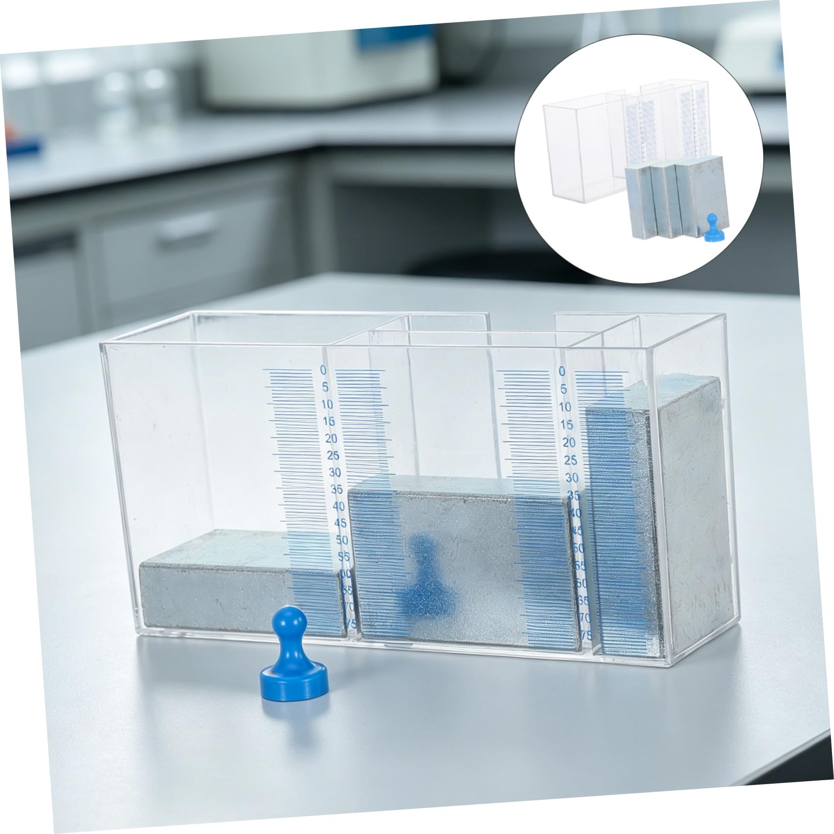FRCOLOR Strumento Didattico per Esperimenti sulla Pressione con Materiali Resistenti e Design Compatto per Laboratori Scolastici e Dimostrazioni Scientifiche