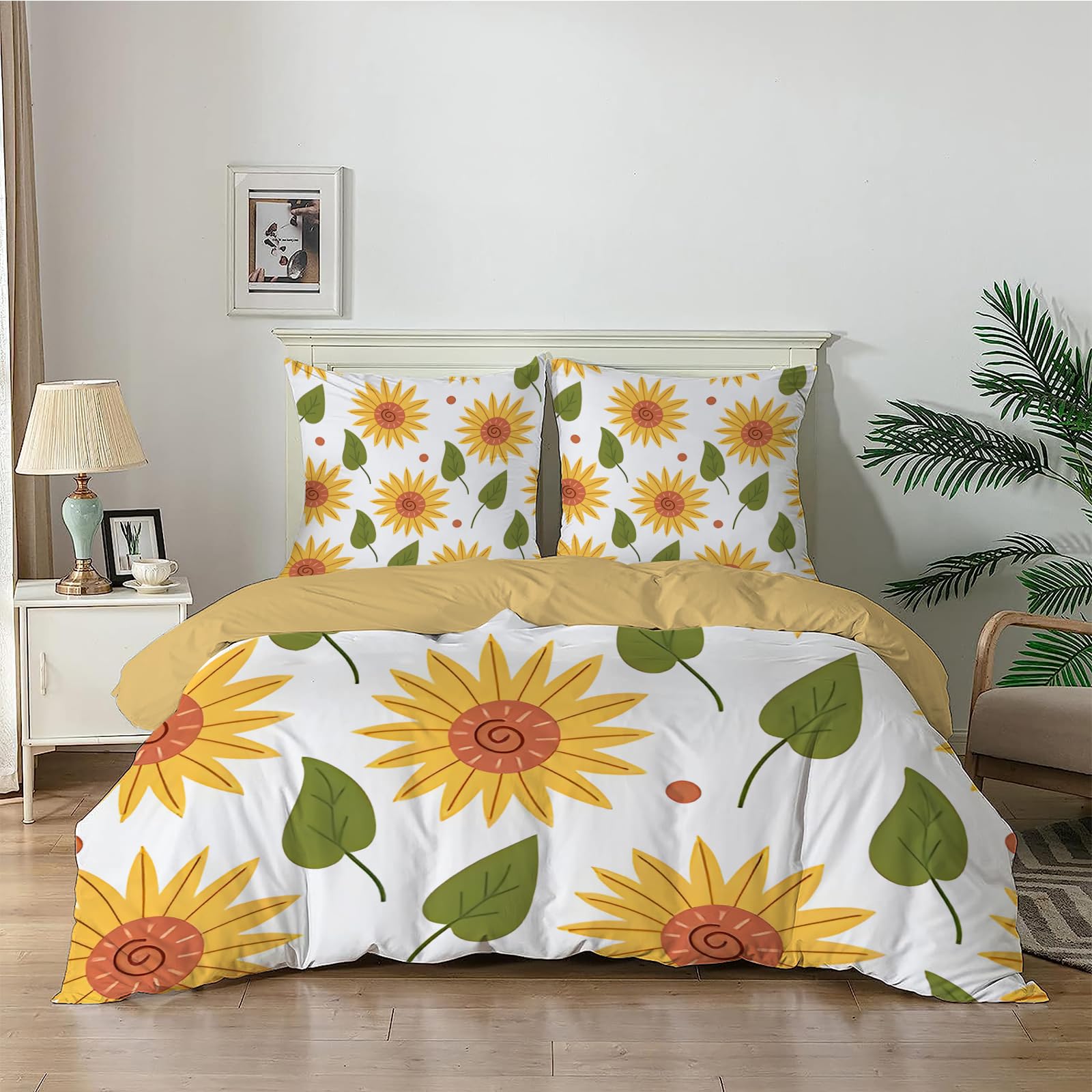 Parure de lit 2 personnes ultra doux housse 220x240 et taies 65x65 cm