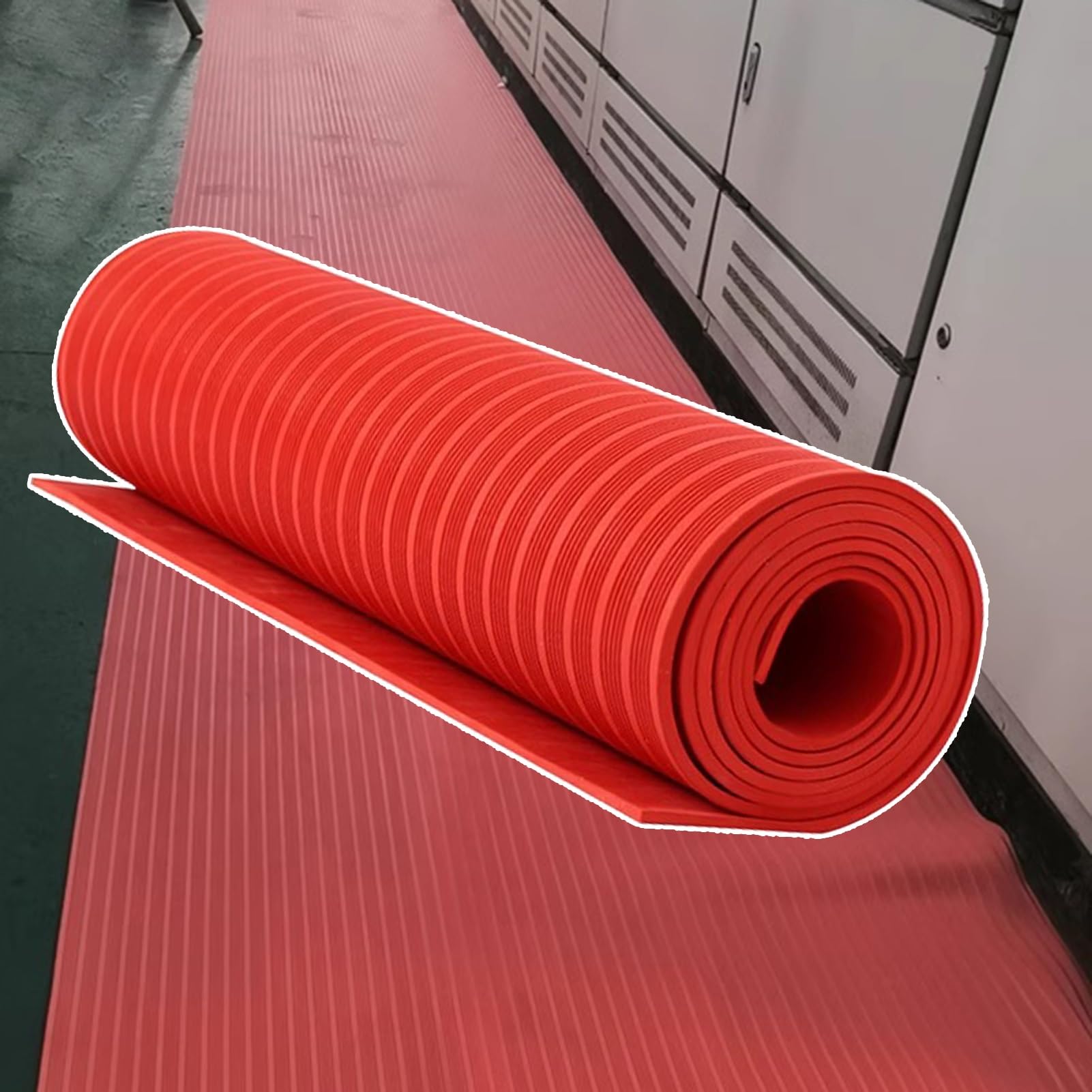 Tapis en caoutchouc isolant pour sécuriser les sols de locaux électriques