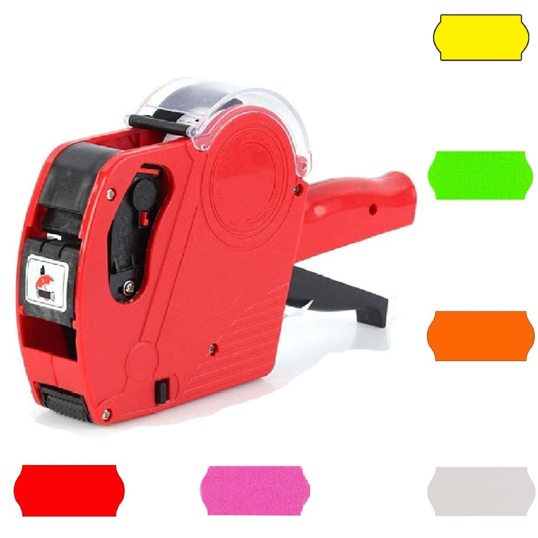 Price Gun Labels 26x12mm CT4 and Price Gun Lynx,MX-2612 (Red MX-2612)