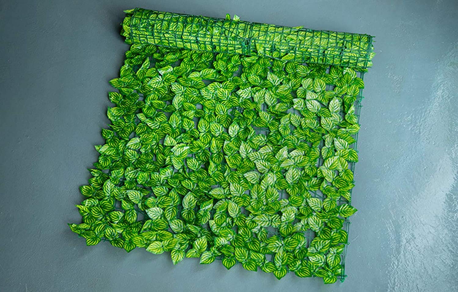 Bprtcra Artificial Ivy Hedge Screen, Privacy Fence with Realistic Leaves, 0.5x1M