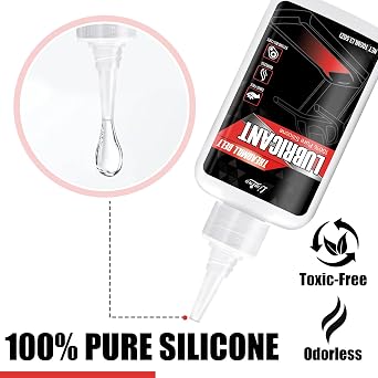 Treadmill Lubricant Oil - 200ml - 100% Pure Silicone Treadmill Oil, Fitness Equipment Lubricant, Full Belt Width Lubrication, Silicone Treadmill Lube with Soft Tubes, Easy to Apply, Noise Reduction